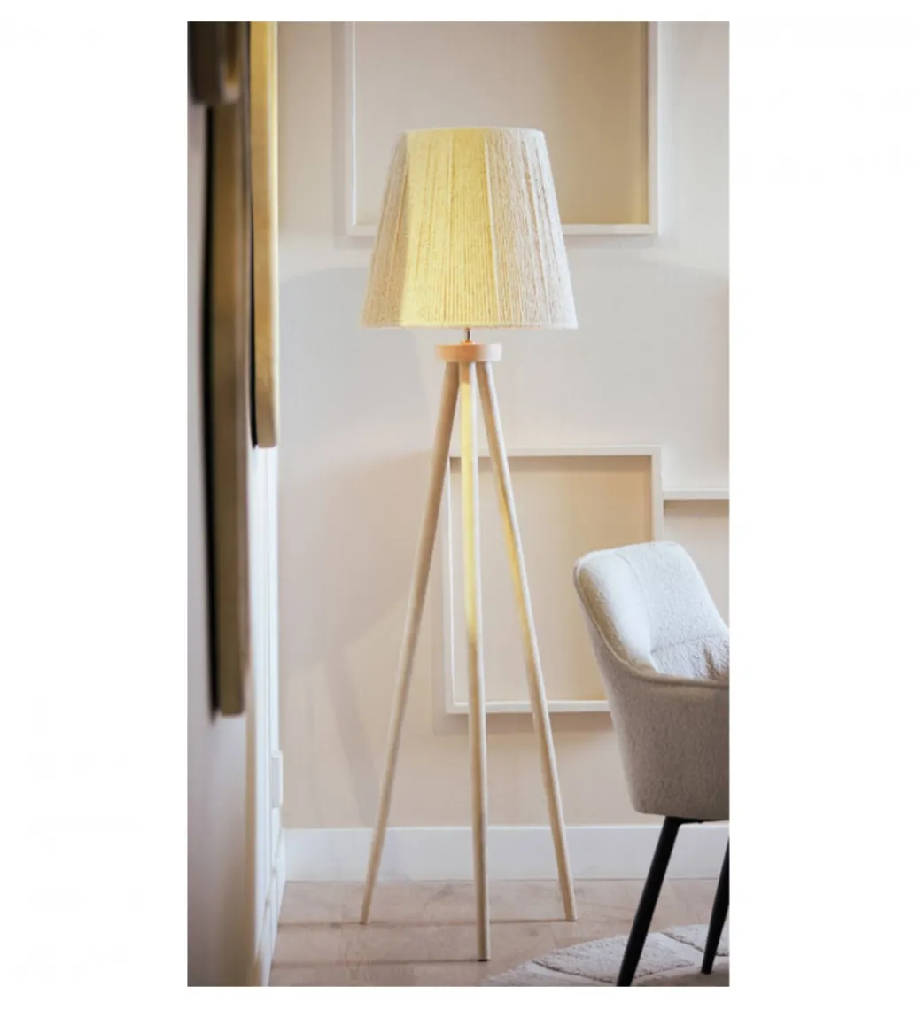 L&L Abażur MEDANA 45 cm kremowy