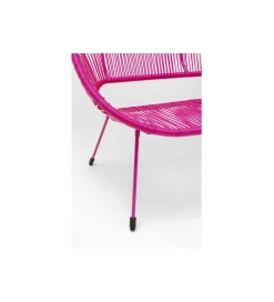 KARE Ławka ACAPULCO 121 cm mono różowy
