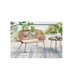 KARE Ławka ACAPULCO naturalna 121 CM