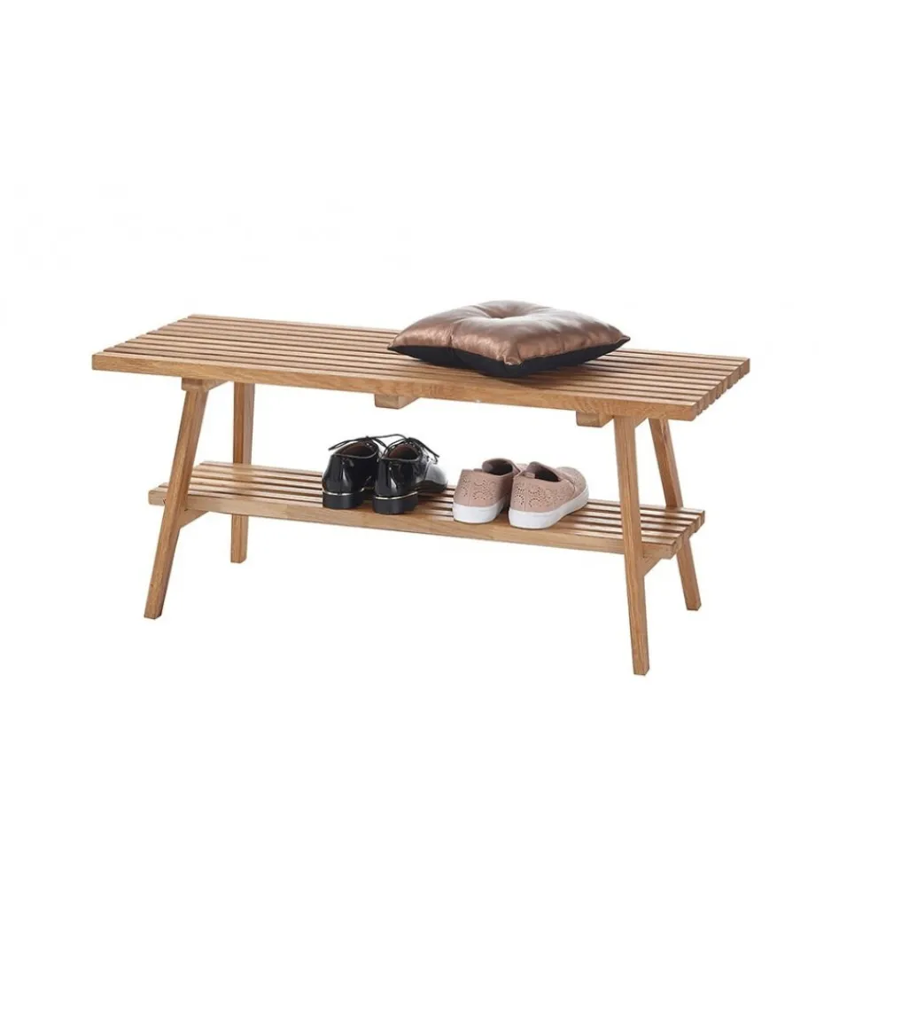 MCA Ławka ALVAR 100 cm drewno dąb