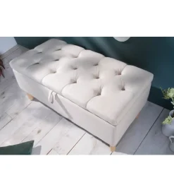 Invicta Interior Ławka ARIETT 100 Cm beżowa