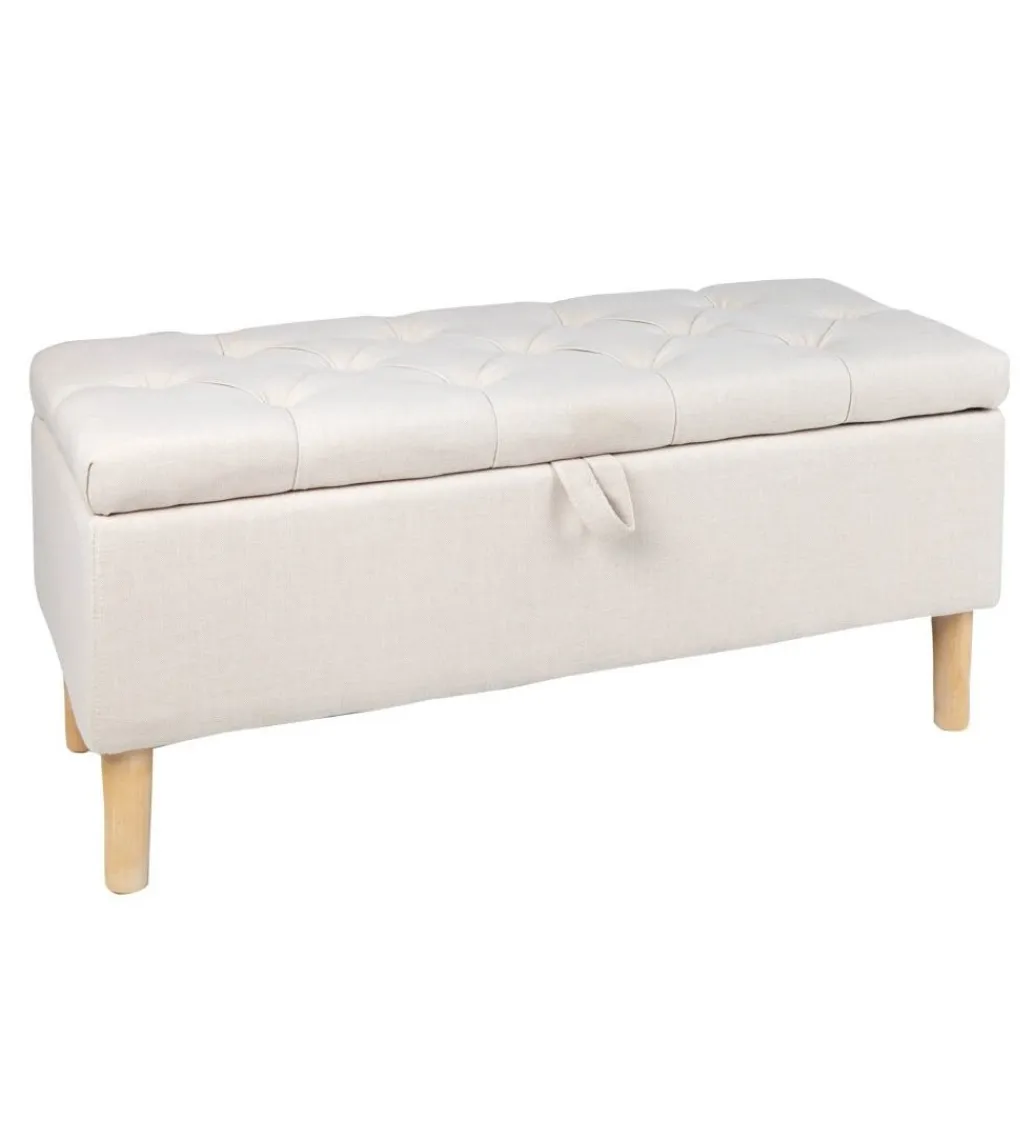 Invicta Interior Ławka ARIETT 100 Cm beżowa