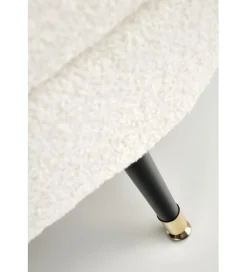 Halmar Ławka AVEIRO 120 cm z pojemnikiem Bouclé kremowa