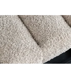 Invicta Interior Ławka Baltic 110 cm Bouclé szampański beż