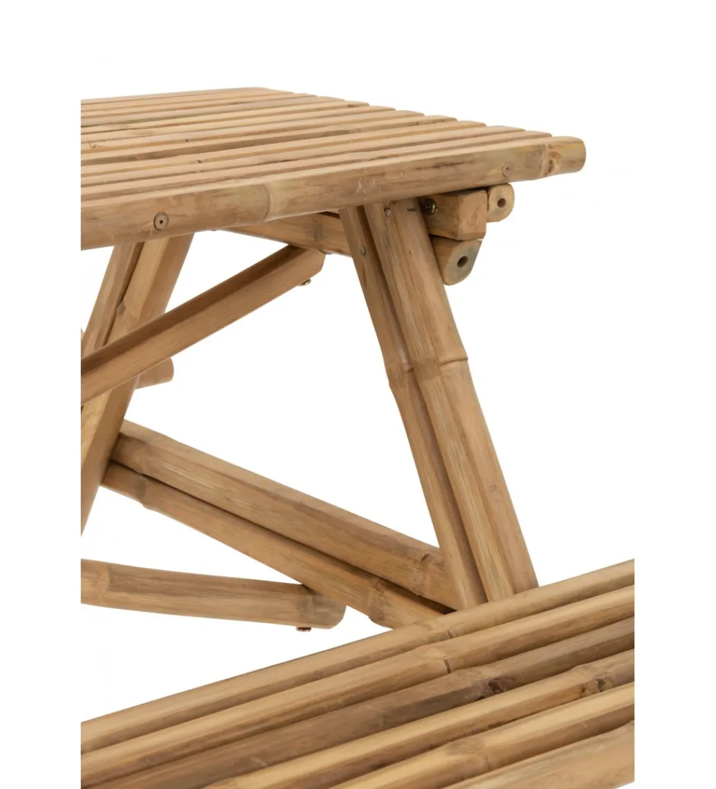 J-Line Ławka BAMBOO 120 cm bambus
