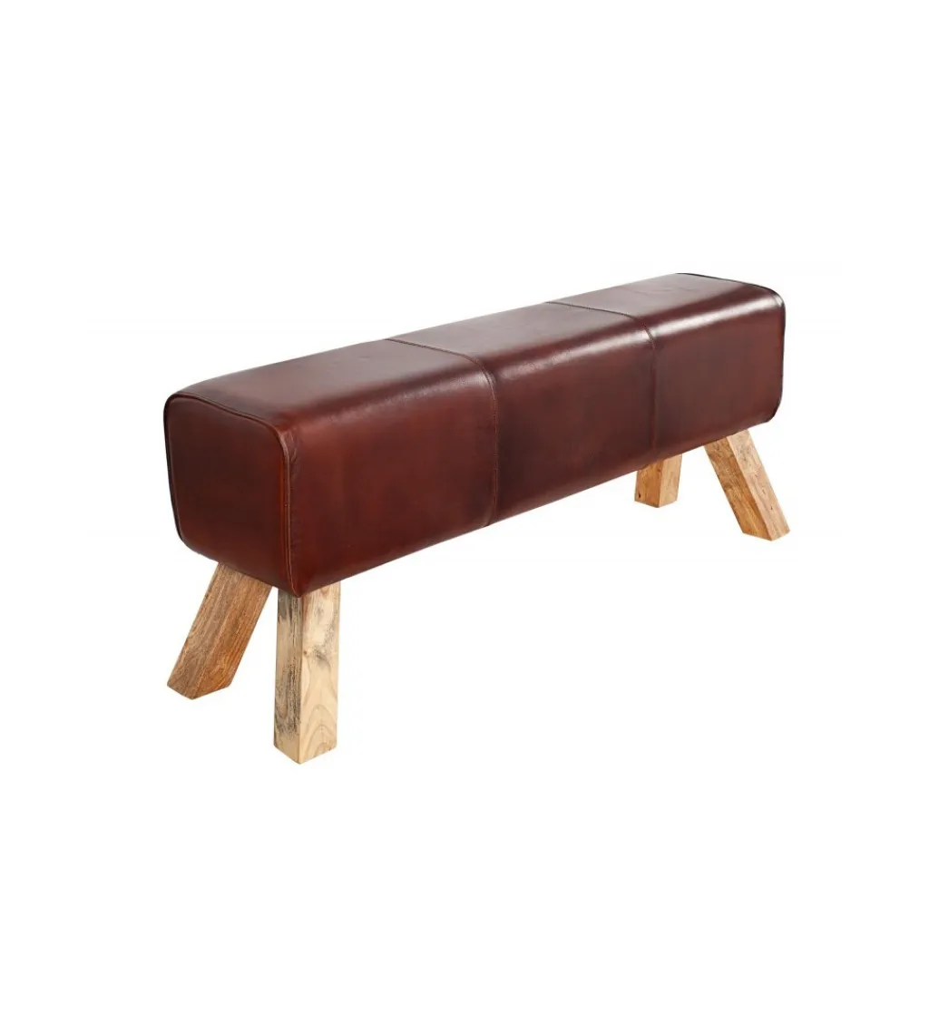 Invicta Interior Ławka Bock II 120 cm skóra