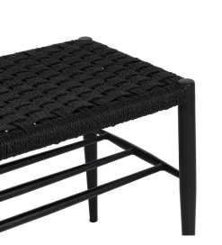 Zona-Design Ławka BONKEMO 100 cm czarna