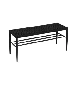Zona-Design Ławka BONKEMO 100 cm czarna