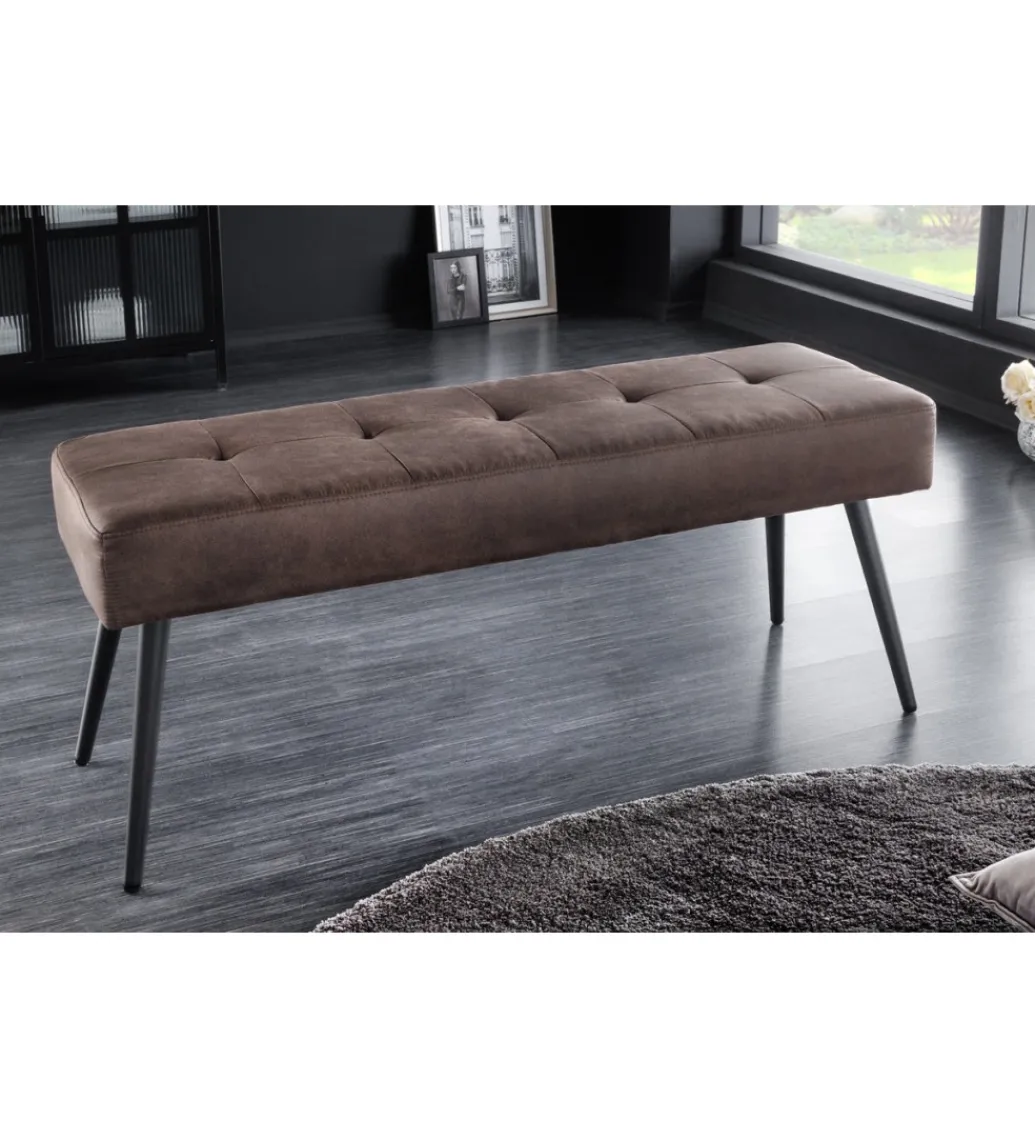 Invicta Interior - przedsprzedaż Ławka BOUTIQUE 100 cm brąz