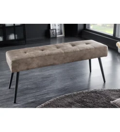 Invicta Interior - przedsprzedaż Ławka BOUTIQUE 100 cm kolor taupe