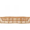 J-Line Ławka CRAWL rattanowa 200 cm naturalny
