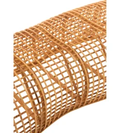 J-Line Ławka CRAWL rattanowa 200 cm naturalny