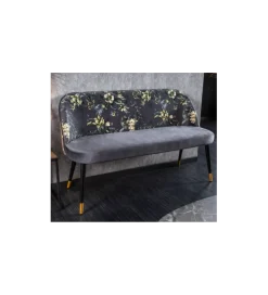 Invicta Interior Ławka ELEONOR szara