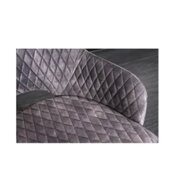 Invicta Interior Ławka ETIENNE Paris 162 cm ciemnoszara