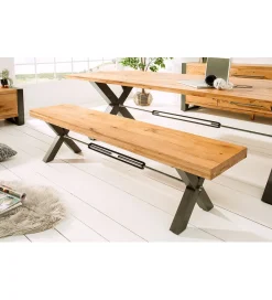 Invicta Interior Ławka FACTORY 180 cm dębowa