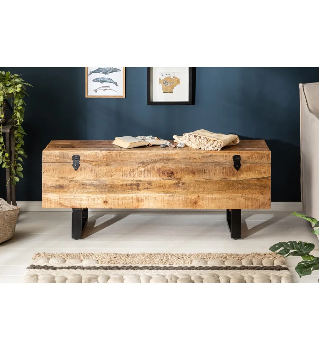 Invicta Interior Ławka Factory Loft 115 Cm Mango