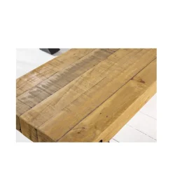 Invicta Interior Ławka FACTORY Thor 200 cm drewno sosna brąz