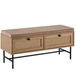 WOHNLING, GERMANY Ławka FONTA 100 cm w optyce dębu