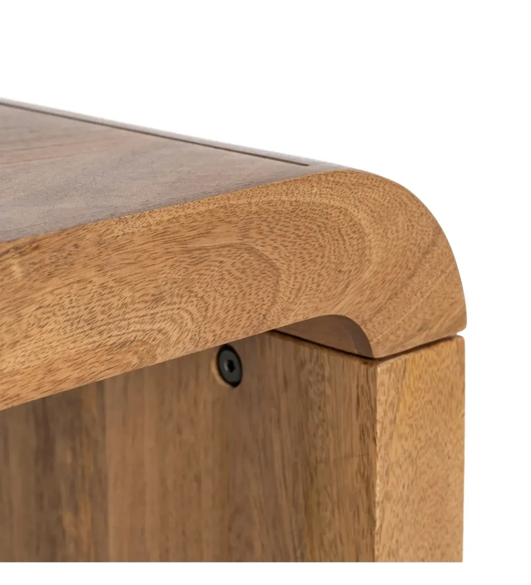Zona-Design Ławka GALT 147 cm drewno mango naturalna