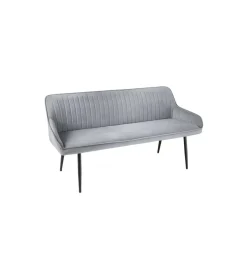 Invicta Interior Ławka HAVIER Turin 160 cm srebrno-szara
