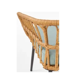 Halmar Ławka ogrodowa rattanowy GARDENA XL