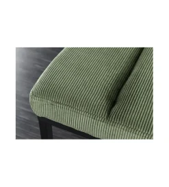 Invicta Interior Ławka OLIWIA II 80 cm sztruks zielona