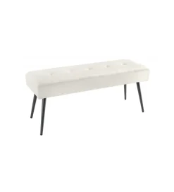 Invicta Interior Ławka OLIWIA III 100 cm kremowa
