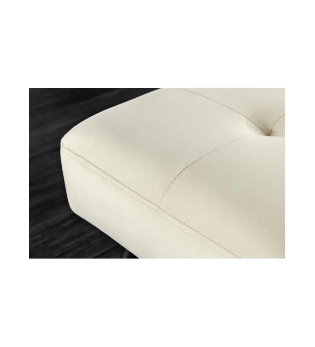 Invicta Interior Ławka OLIWIA III 100 cm kremowa