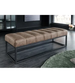 Invicta Interior - przedsprzedaż Ławka PETIT BEAUTÉ 110 cm szary taupe