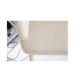 Invicta Interior Ławka Scandinavia beżowa 116 cm