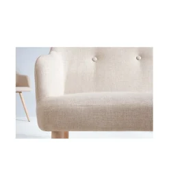 Invicta Interior Ławka Scandinavia beżowa 116 cm
