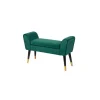 Invicta Interior Ławka SCARLETT 90 cm szmaragdowa