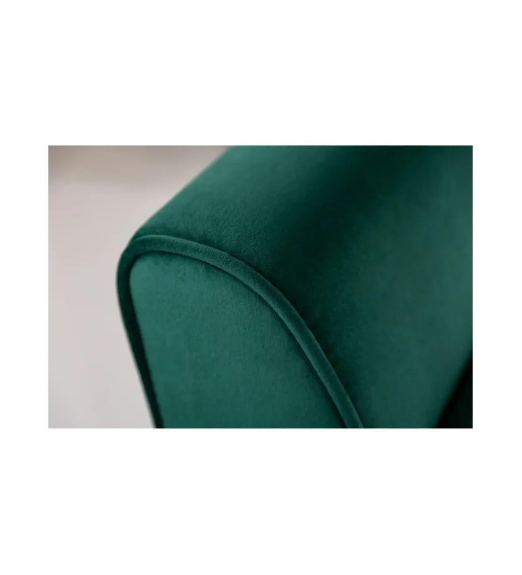 Invicta Interior Ławka SCARLETT 90 cm szmaragdowa