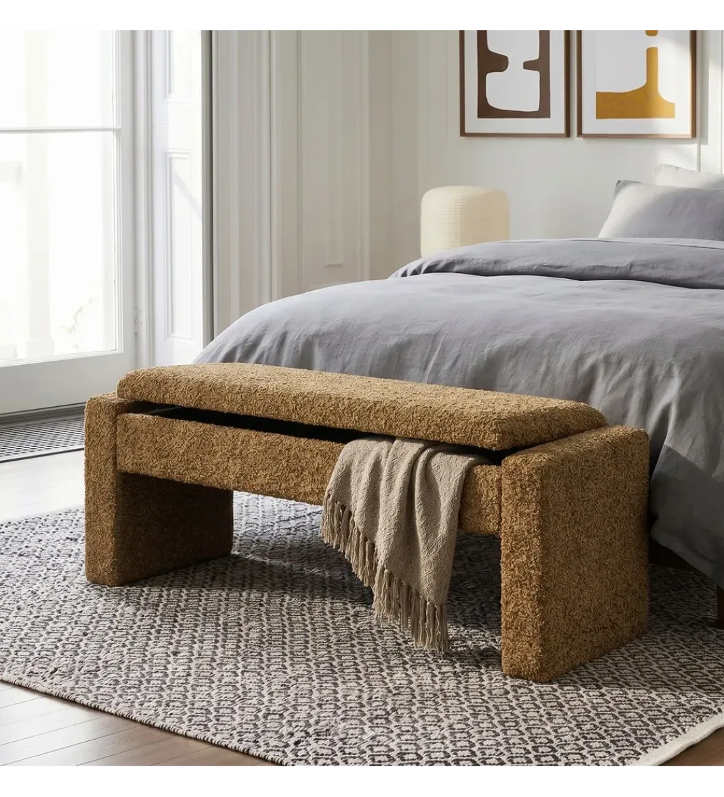 Zona-Design Ławka WESTEMA 117 cm ochra