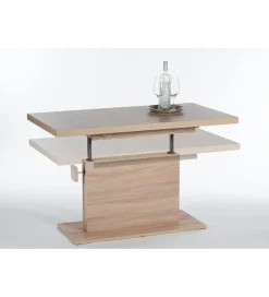MCA Ławo stół rozkładany MONACO 120 cm - 160 cm  w kolorze dąb sonoma