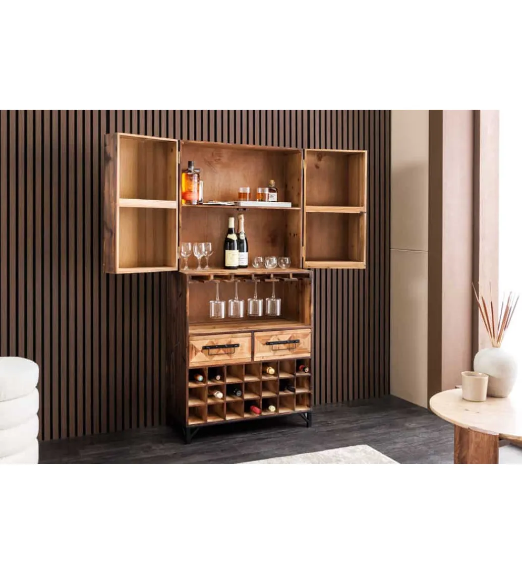 Invicta Interior Barek BODEGA 160 cm naturalny