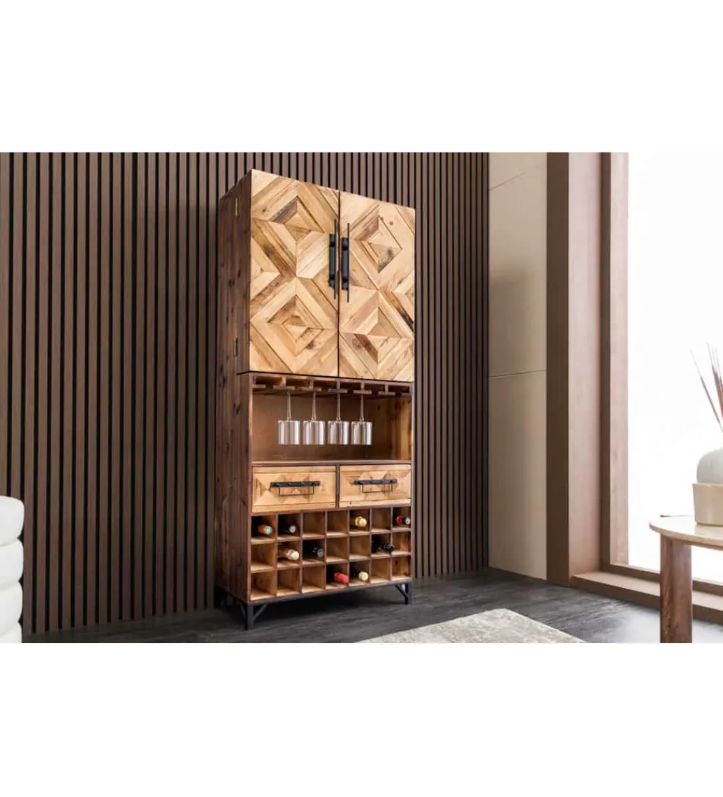 Invicta Interior Barek BODEGA 160 cm naturalny