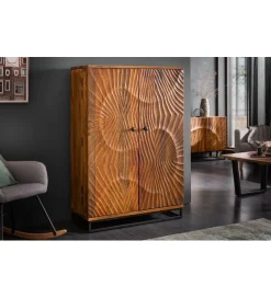 Invicta Interior Barek komoda DAVIDE Scorpion 140 cm drewno mango brąz