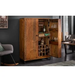 Invicta Interior Barek komoda DAVIDE Scorpion 140 cm drewno mango brąz