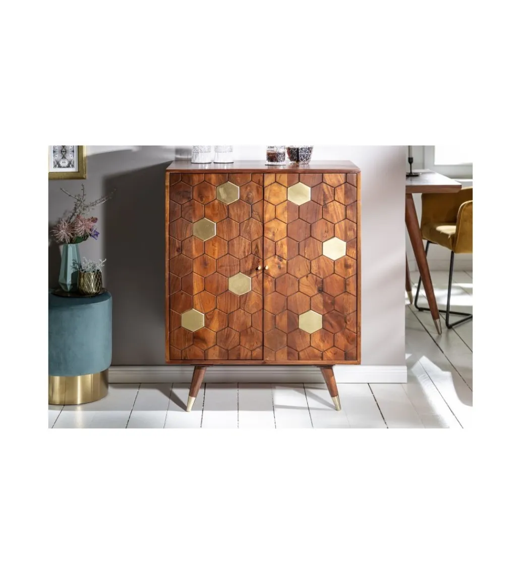 Invicta Interior Barek Komodo Mystic Living 75 cm drewno akacja