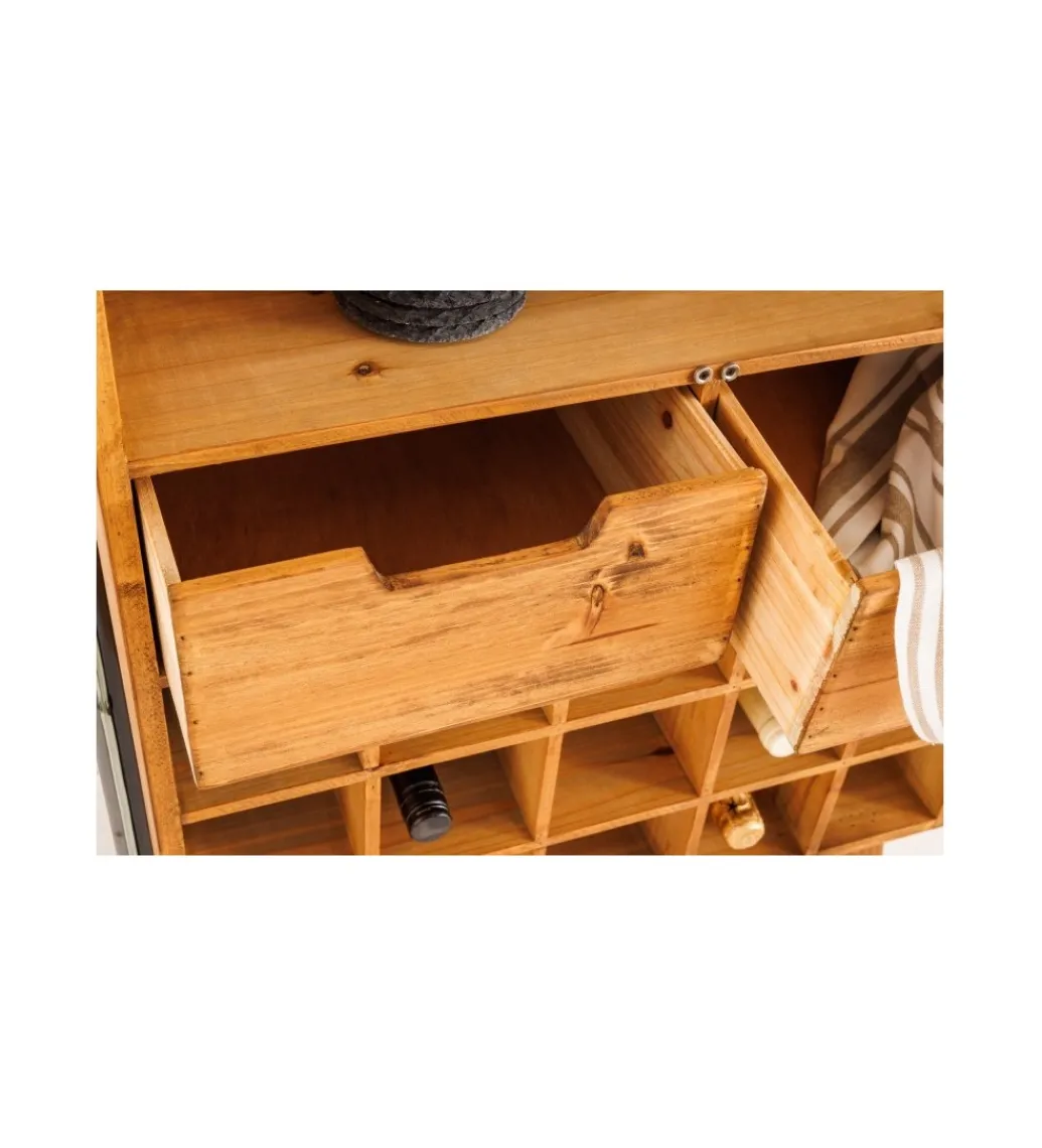 Invicta Interior Barek na wino TULUZA 150 cm drewno jodła
