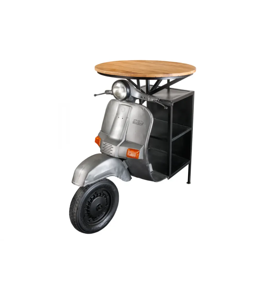 Invicta Interior Barek stolik kawowy SCOOTER 120 cm blat drewno mango