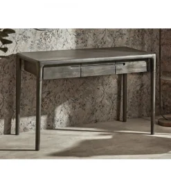 Imeri Biurko ARES 120 cm drewno mango wenge