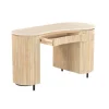 LF-Design Biurko BRIX DEXTER 136 cm drewno mango kamień bottecino