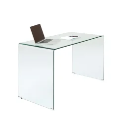 KARE Biurko Clear Club 125 cm szklane
