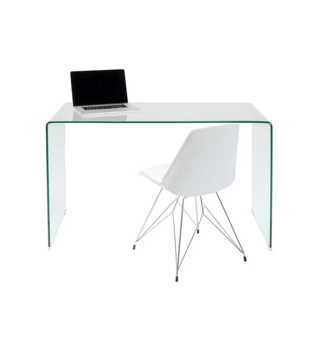 KARE Biurko Clear Club 125 cm szklane