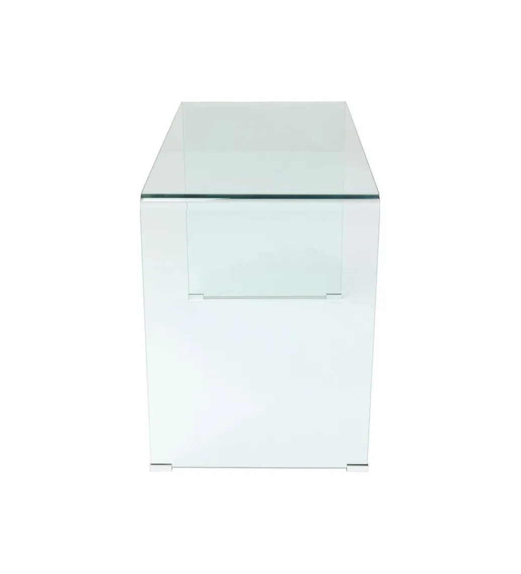 KARE Biurko Clear Club 125 cm szklane
