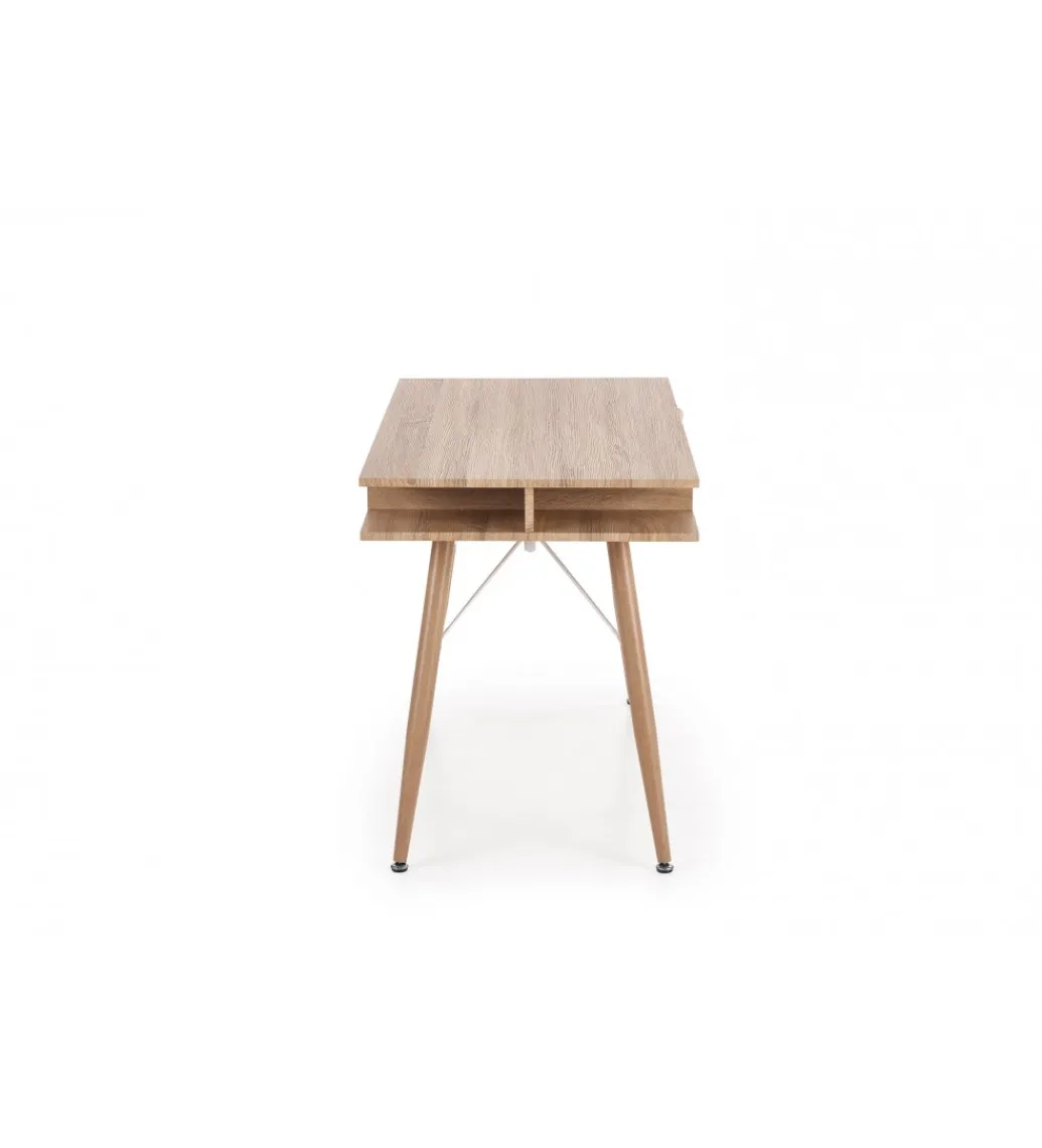 Halmar Biurko DOLORES 120 cm w odcieniu dąb sonoma - biały