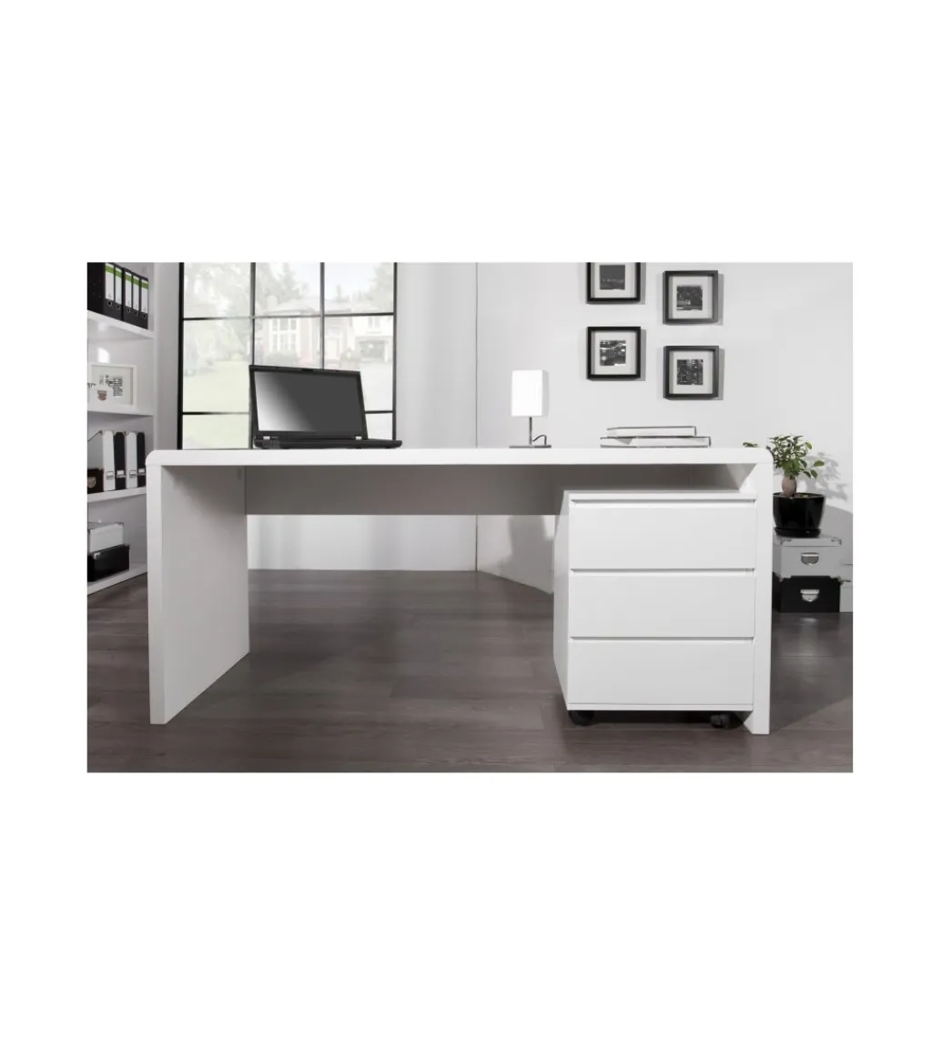 Invicta Interior Biurko Fast Trade 160 cm białe