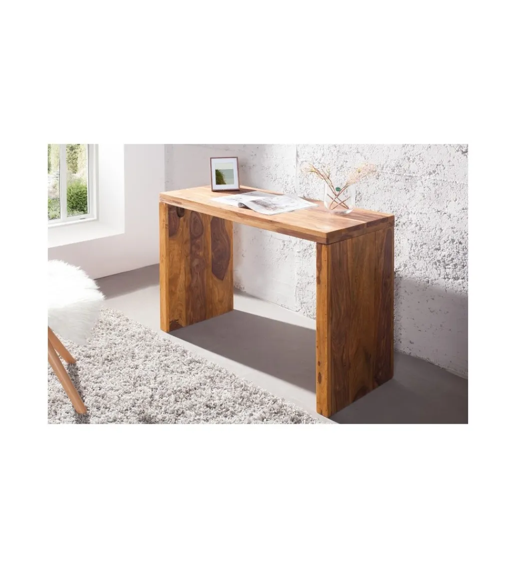 Invicta Interior Biurko FINICE Makassar 100 cm drewno Sheesham